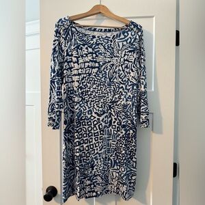 Lilly Pulitzer Navy Pineapple Dress